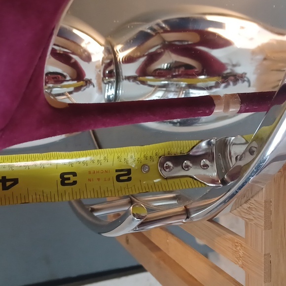 Vince Camuto size 10. Maroon asymmetrical peep toe heels. Brand new,never worn. - Picture 9 of 9